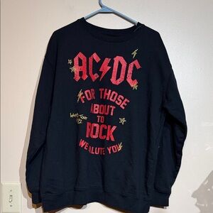 AC/DC Black Graphic Tee